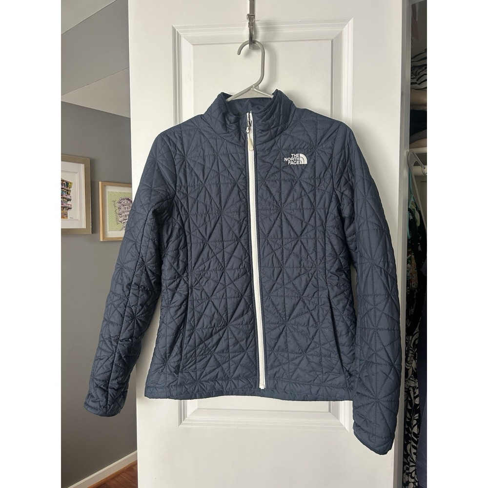The North Face Women's Harway Quilted Jacket Navy Blue Insulated Jacket Size M